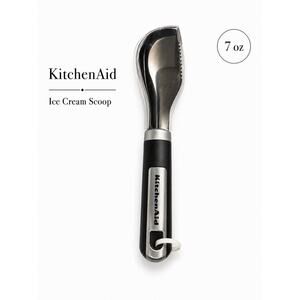 KitchenAid Gourmet Avocado Scoop Black With Cover Ergonomic Stainless Tool